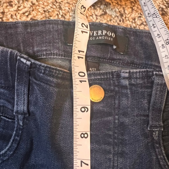 2 pair of Liverpool Los Angeles Women's Dark Wash Denim Skinny Jeans‎ Size 4/27 - Picture 6 of 14
